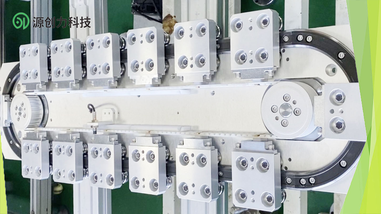 橢圓皮帶水平環(huán)形導(dǎo)軌無二次定位v形軌道環(huán)形線-循環(huán)線-輸送線