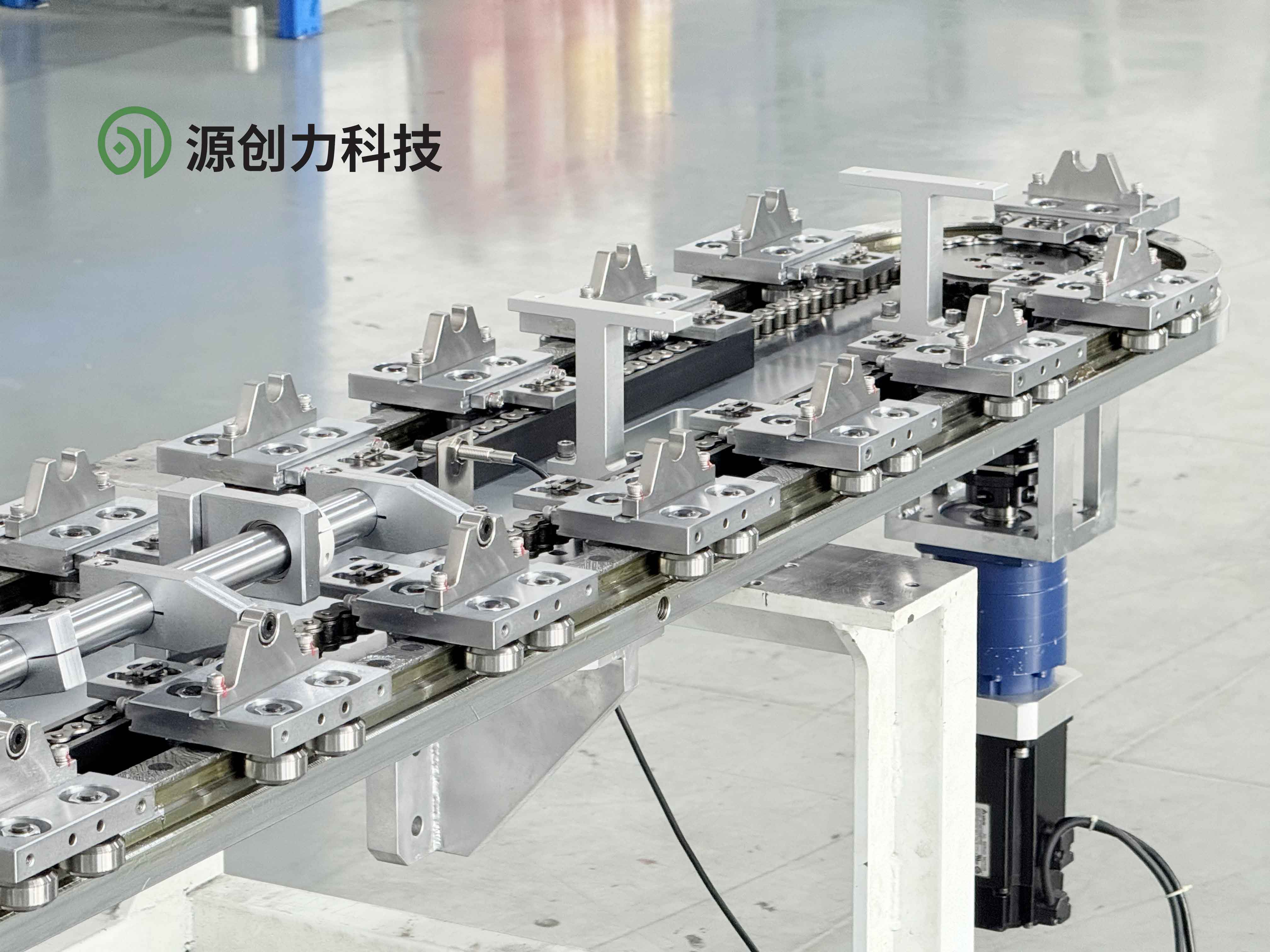 橢圓鏈式環(huán)形導軌輸送線